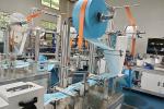 3 Ply Non Woven Disposable Mask Making Machine 15K-2600W Ultrasonic Power