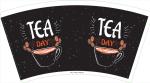 Single PE 6 Colors Paper Cup Fan 190gsm PE Coated 100% Virgin Wood Pulp For Tea
