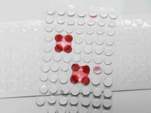 Wholesale Discolor Irreversible Barcode Label , Adhesive Color Changing Water Sensitive Sticker from china suppliers