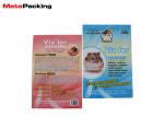 Custom Logo Printed Pet Food Packaging Bags Three Side Seal Bag With Zipper
