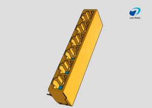 Wholesale RJ45 6-port jack Cat.5 THT angled from china suppliers