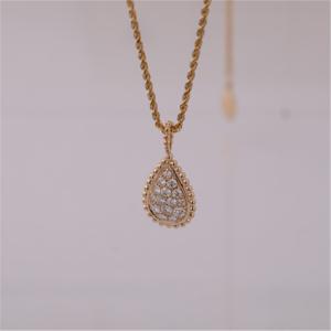 Wholesale China Luxury Gold Jewelry Factory Serpent Boheme Pendant M Motif Medium Necklace Ref JPN00554 from china suppliers