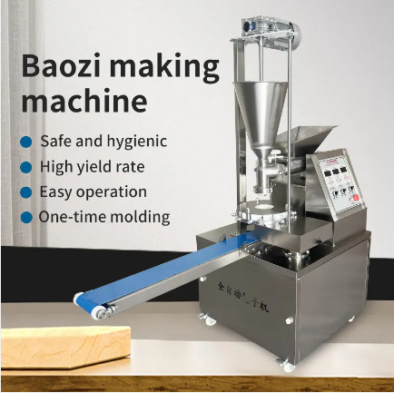 Automatic Small Bun Baozi Momo Make Machine / Steamed Bun Dimsum Making Machine