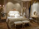 Hotel Room Furniture Original Wood Color Luxury Birch Wood Bed Bedroom