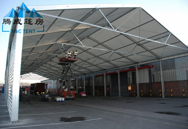 Warehouse Outdoor Waterproof Canopy Tent With Light Frame Steel Structure