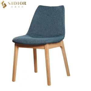 Wholesale Morden European Style Dining Chairs Solid Wood Multi Color 45cm Width from china suppliers