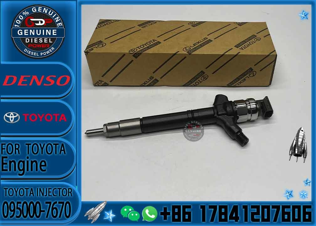 Genuine Brand New Common Rail Injector 095000-7670 23670-09180 23670-09240 23670-09280 095000-7300 095000-7310 095000-76