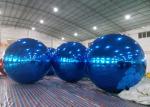 Inflatable Huge Bule Mirror Ball Advertising Inflatable Product Large Mirror