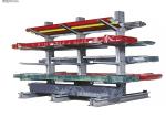 Supermarket Cantilever Pallet Rack Shelving Powder Coated Surface Easy
