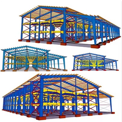 Steel Structure Building Prefab Warehouse Commercial Prefabricated Building