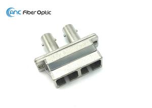 Wholesale Duplex SC To ST Fiber Optic Adapters Female To Female Zinc Alloy Metal Housing from china suppliers