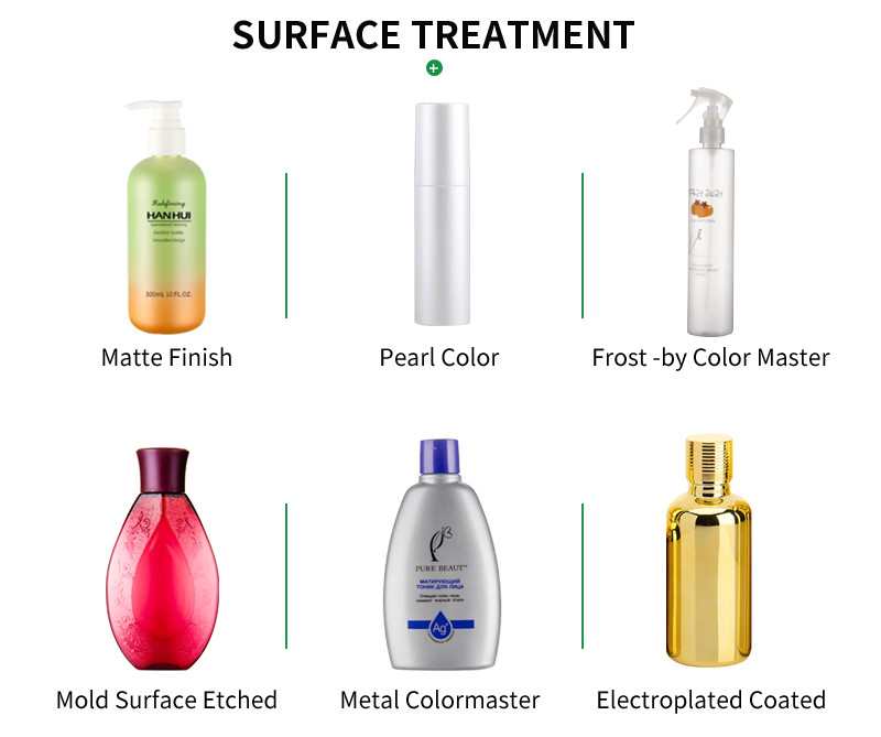 200ML High Clarity PET Cosmetic Plastic Bottles For Moisture Water Liquid