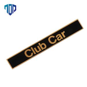 Wholesale 102502601 Club Car Precedent Black & Gold Name Plate from china suppliers