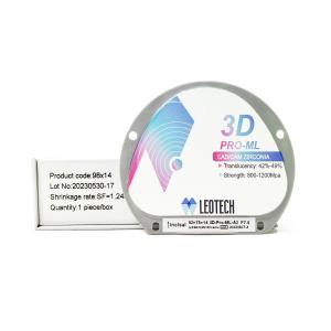 Wholesale 98mm Manual 3D Multilayer Zirconia Blocks Dental 10MM - 30MM Thickness from china suppliers