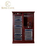50 To 80% Humidity Display Cabinet Wine Rack Electric Low Noise
