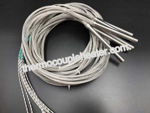Wholesale High Density electric cartridge heaters With Internally Connected Fiberglass Leads And SS Braids from china suppliers