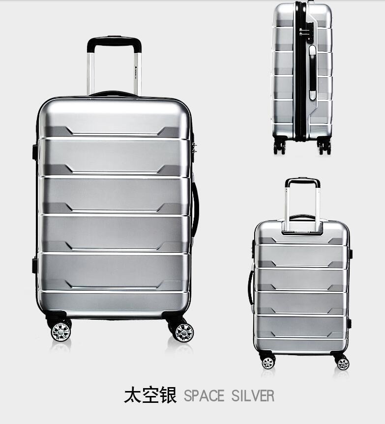 2017 New Design abs pc travel luggage new fashion ABS/PC luggage set
