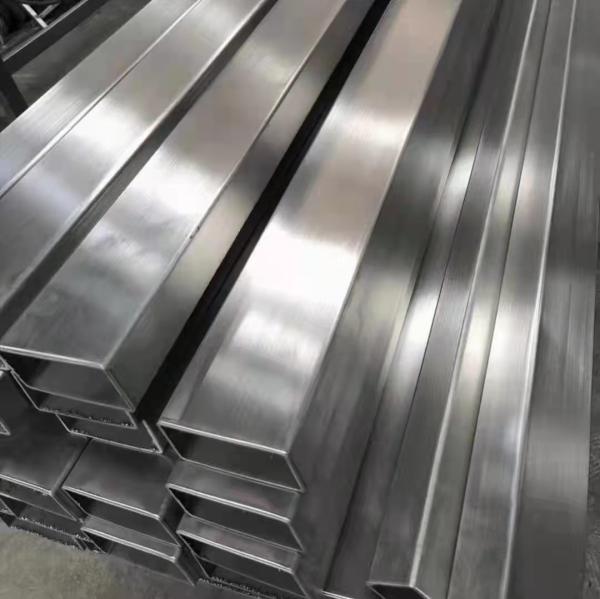Welded Mirror Polished Stainless Steel Square Tube ASTM A554 A312 SS 201 304
