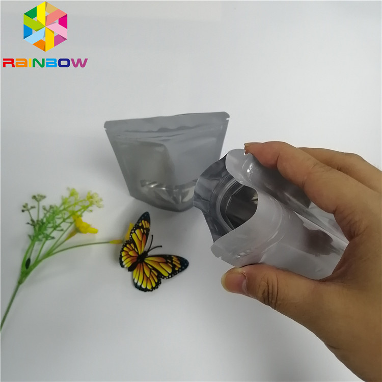Mini Aluminum Foil Pouch Packaging Stand Up k Recyclable Candy Sugar Applied