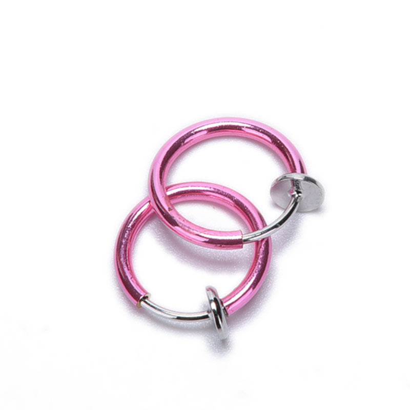 USA hot selling stainless steel body piercing jewelry unique multi color nose ring