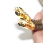 TOSLINK OD7.0 Woven Rope Plated Gold ports Digital Cable High Resolution For