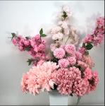 AF-111 in Stock HOT Sale Rose Silk Peony Bouquet Artificial Flowers Cheap
