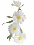 Fashion Design Embroidered Cloth Badges Leaf Flower For Clothing