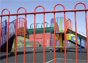 Wholesale Playground Decorative Steel Palisade Fencing Bow / Roll Top European Standards from china suppliers