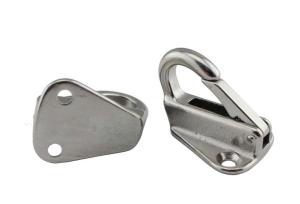 Wholesale Fixed Eye Plate Stainless Steel Snap Hook For Wall Maritime Boats Rigging Fittings from china suppliers