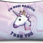 Custom Travel Essential Unicorn Print Waterproof Toiletry Wash Bags