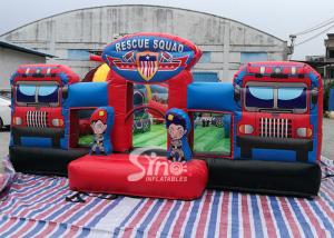 Wholesale Giant Rescue Squad inflatable Amusemenet Park Playground For kids Outdoor fun from china suppliers