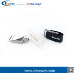 4GB 8GB 16GB 32GB 64GB 128GB Logo Embossed USB 3.0 Black Leather USB Flash Drive