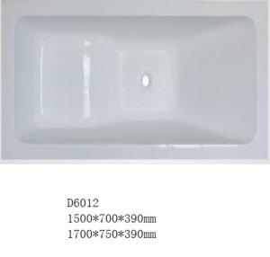 Wholesale Rectangle Shaped Drop-in Jacuzzi Tub / Built-In Bathtub 1700*700*390mm from china suppliers