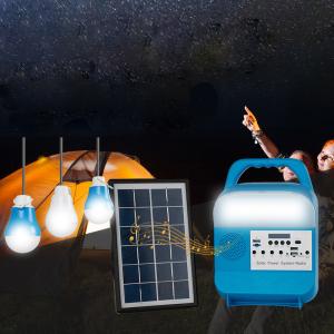 Wholesale IP55 6000mah 3 Watt 6 Volt Solar Radio Light Kit For Camping from china suppliers