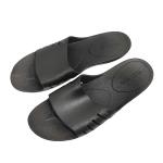 Black Bathroom Anti-Slip Waterproof Home Parent Child Slipper PVC Large Slippers