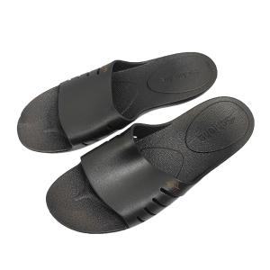 Wholesale Black Bathroom Anti-Slip Waterproof Home Parent Child Slipper PVC Large Slippers from china suppliers