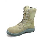 New fashion leather military combat boots unisex for man and women