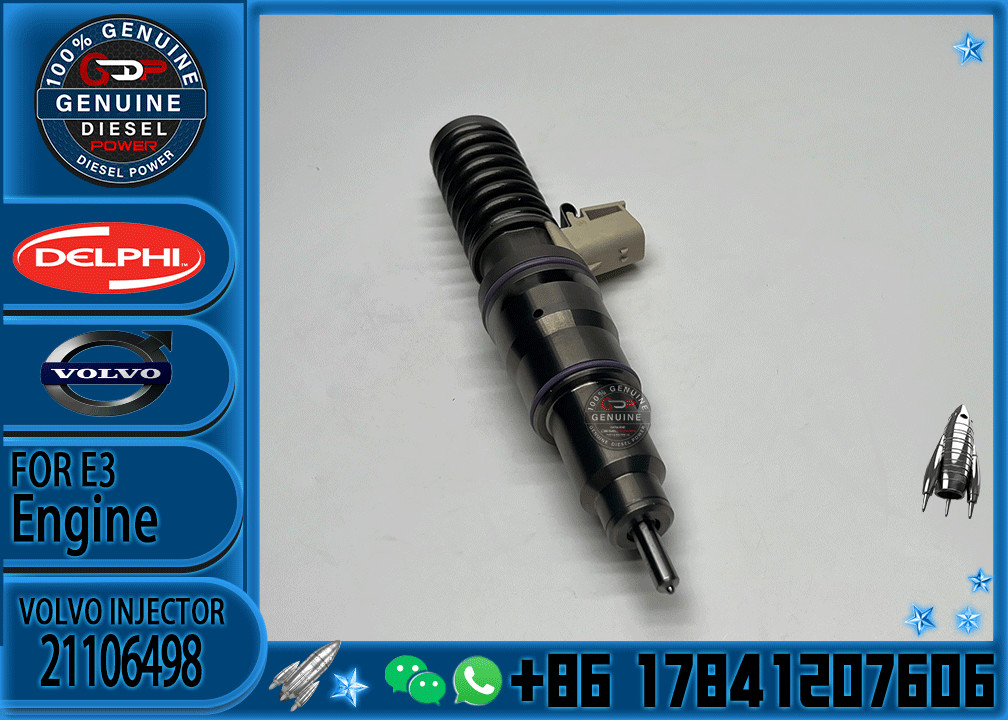 Common Rail Diesel Fuel Injector 21246331 21446260 21451295 21457950 21457951 21457952 21106498 for VOL Engine