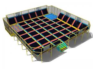 Wholesale indoor trampoline park equipment jump trampoline park toddler indoor trampoline with net from china suppliers