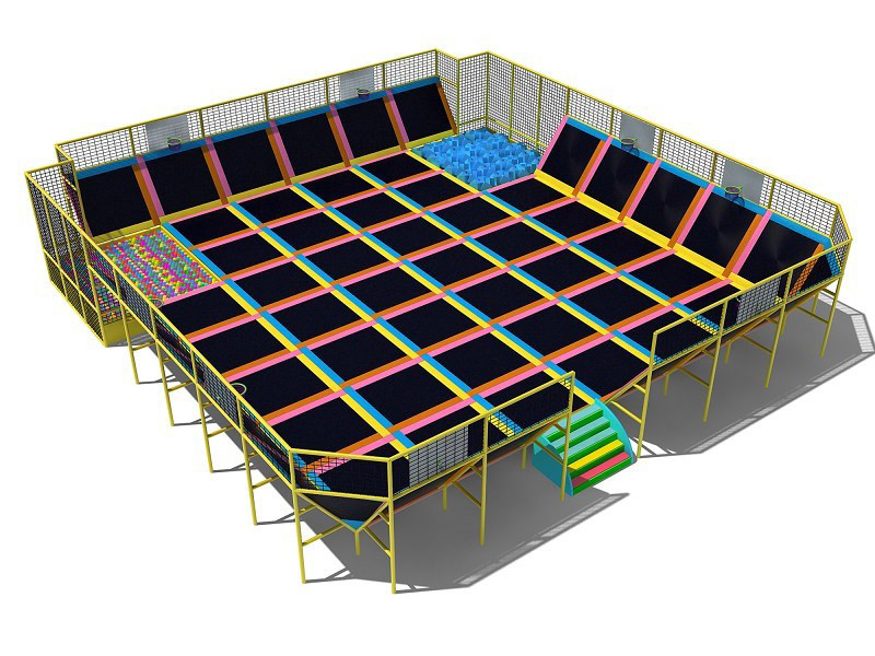 theme park kids indoor trampoline children active trampoline jumping area equipment