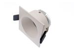 Square Recessed 8W Anti Glare Downlight Flicker Free