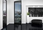 Heat Insulation Commercial Aluminium Doors Casement Door Construction Easy
