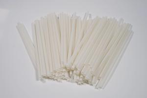 Wholesale Restaurants Biodegradable PLA Straws , 5x210mm Compostable Bendy Straws from china suppliers