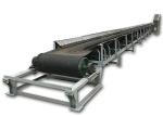 Narrow Inclined Belt Conveyor , Heat Resistant Conveyor Belt