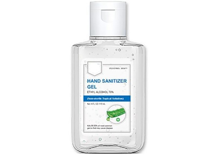 70% Alcohol Content Flip Square Bottle Antibacterial Hand Sanitizer