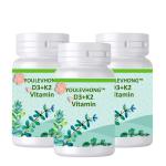 Vitamin D3 / K2 Vitamin K Supplement 125mcg D3 100mcg K2 For Bone Teeth Muscle