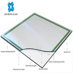 Wholesale Window Vacuum Insulated Glass Flat / Curved Tempered LOW E Glass 25 Years Warranty from china suppliers