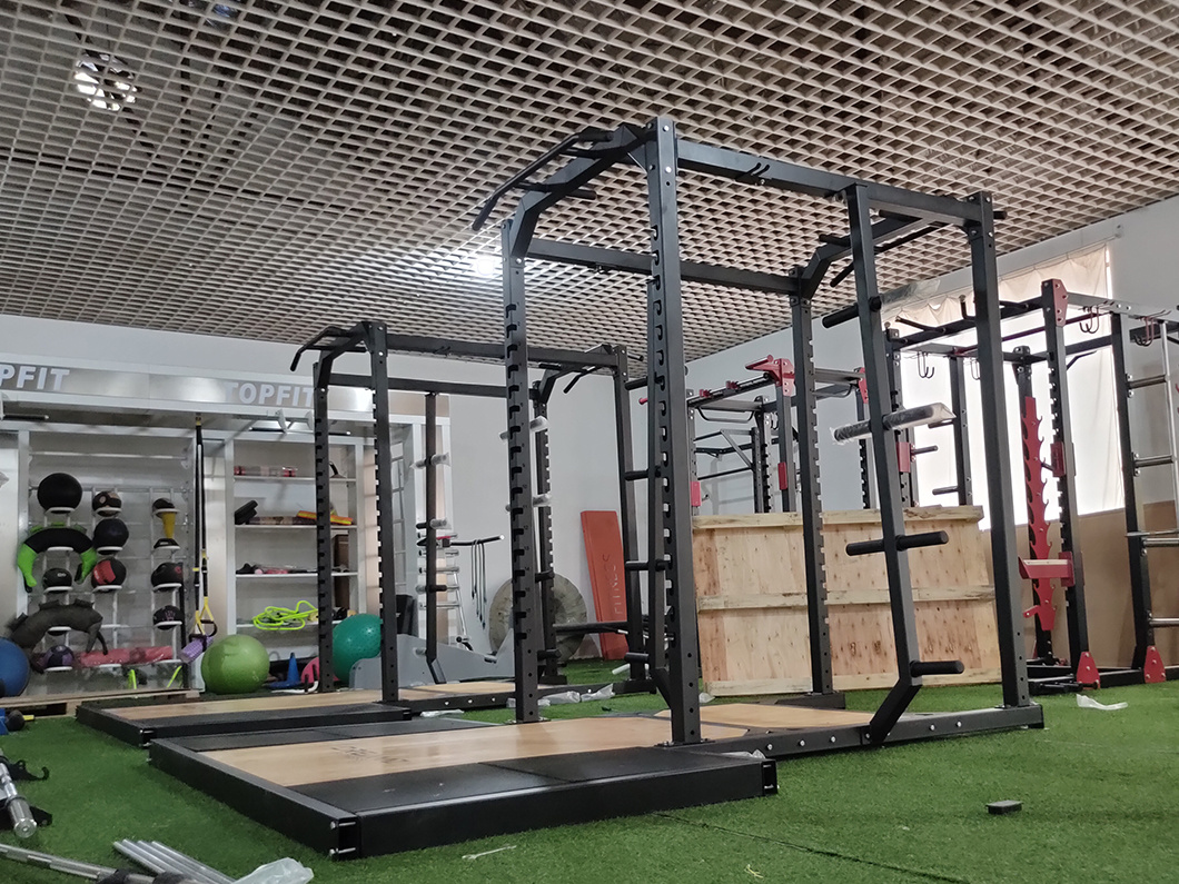 Gym Equipment Fitness Commercial Multifunctional Heavy Duty Squat Power Half Rack