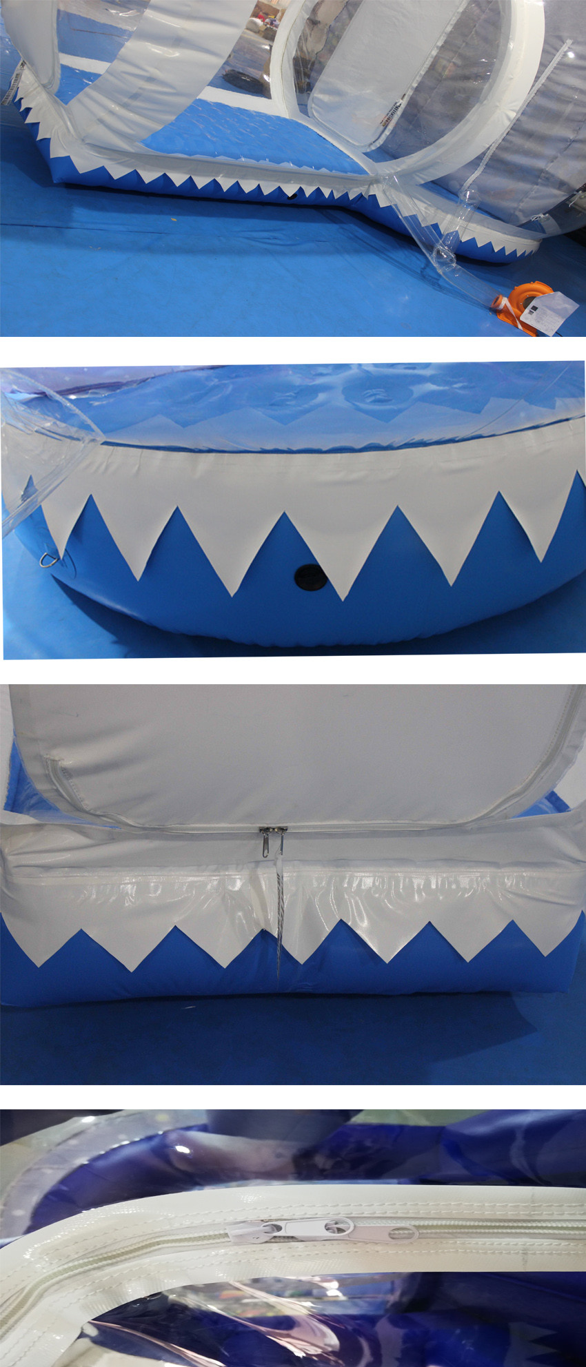 Easy Access Entrance Tunnelinflatable Snow Globe Custom Color CE