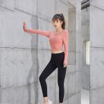 Women soft fabric black light weight leggings